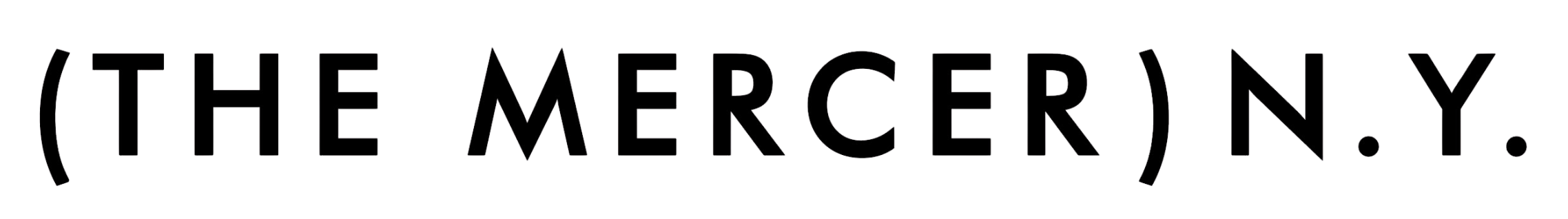 Schwarzes Logo von (THE MERCER) N.Y.